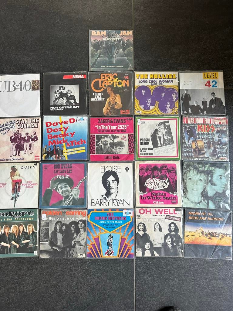 Partij singles in goede staat - Diverse artiesten, Cd's en Dvd's, Vinyl Singles, Ophalen, Gebruikt, 7 inch, Single