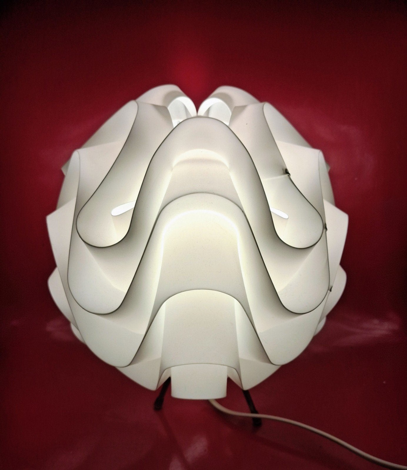 Space age vintage " Wave " Lamp ,looks like Le Klint +-1999, Ophalen of Verzenden, Huis en Inrichting