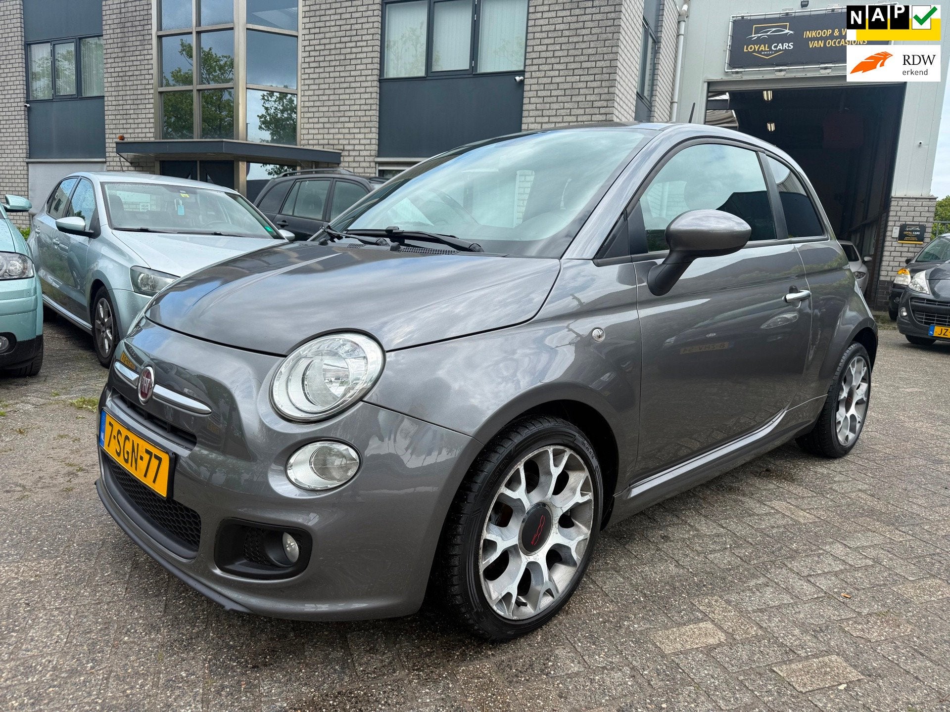 Fiat 500 0.9 TwinAir 500S Automaat Airco Leder, Auto's, Fiat, Euro 5, 86 pk, Gebruikt, Origineel Nederlands