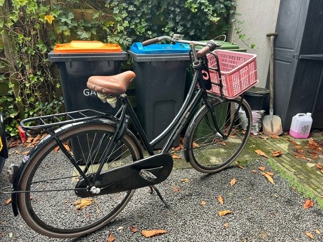 Cortina U4 Transportfiets - Zwart, Gebruikt, Overige merken, Terugtraprem, Ophalen of Verzenden, 53 tot 56 cm