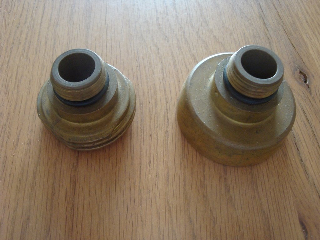 Set van twee LPG nippels verloop verloopnippels, Ophalen of Verzenden, Gebruikt