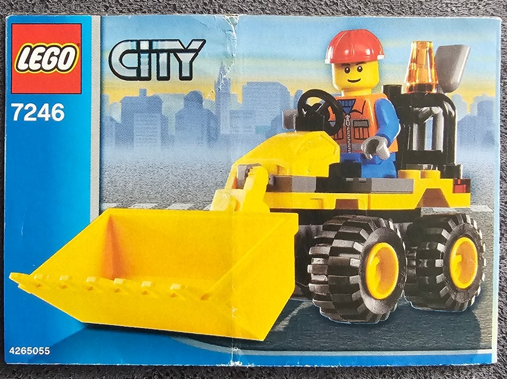 Lego set 7246 city, graafmachine, Ophalen, City, Lego, Inclusief instructies