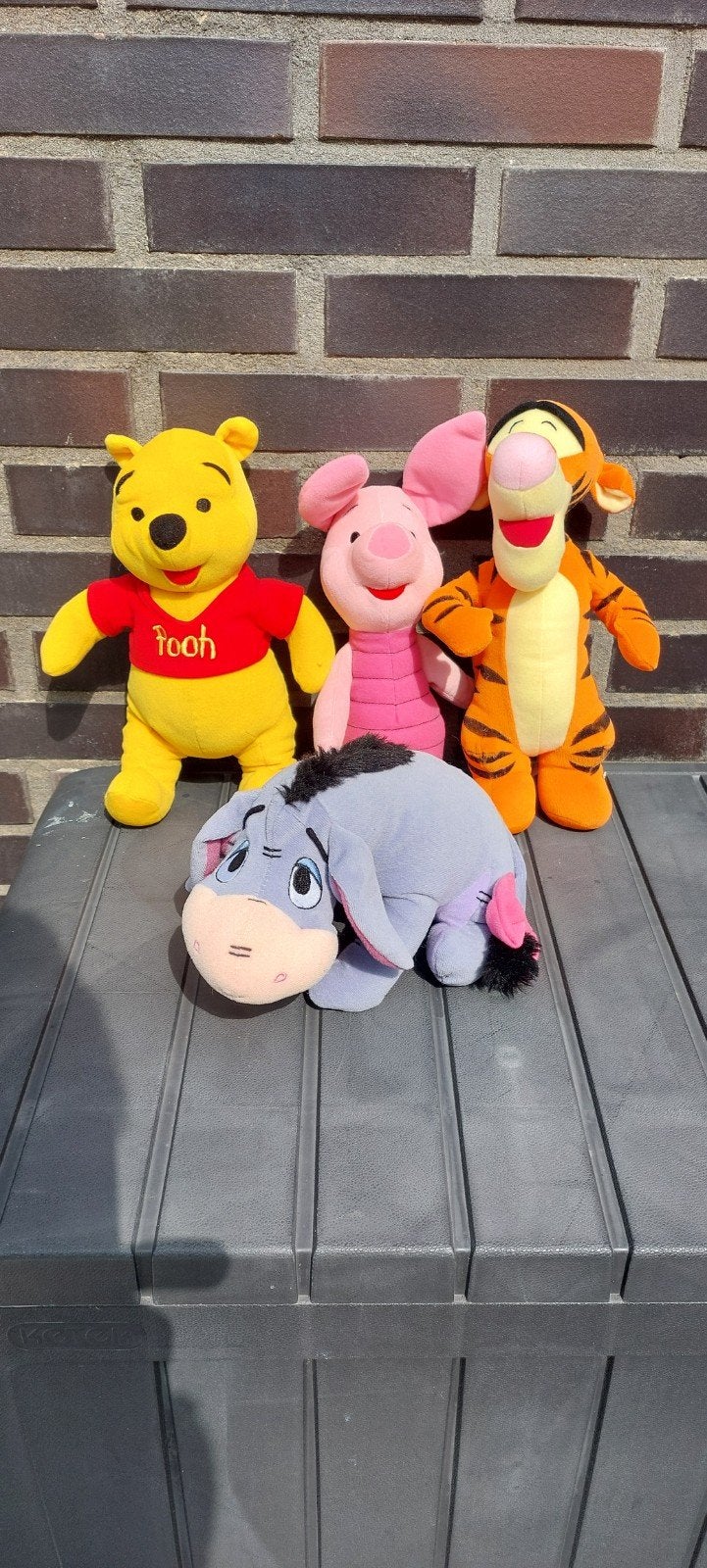 Winnie de Poeh en vrienden knuffels (4 stuks), Kinderen en Baby's, Speelgoed | Knuffels en Pluche, Disney, Disney, Geel, Overige typen