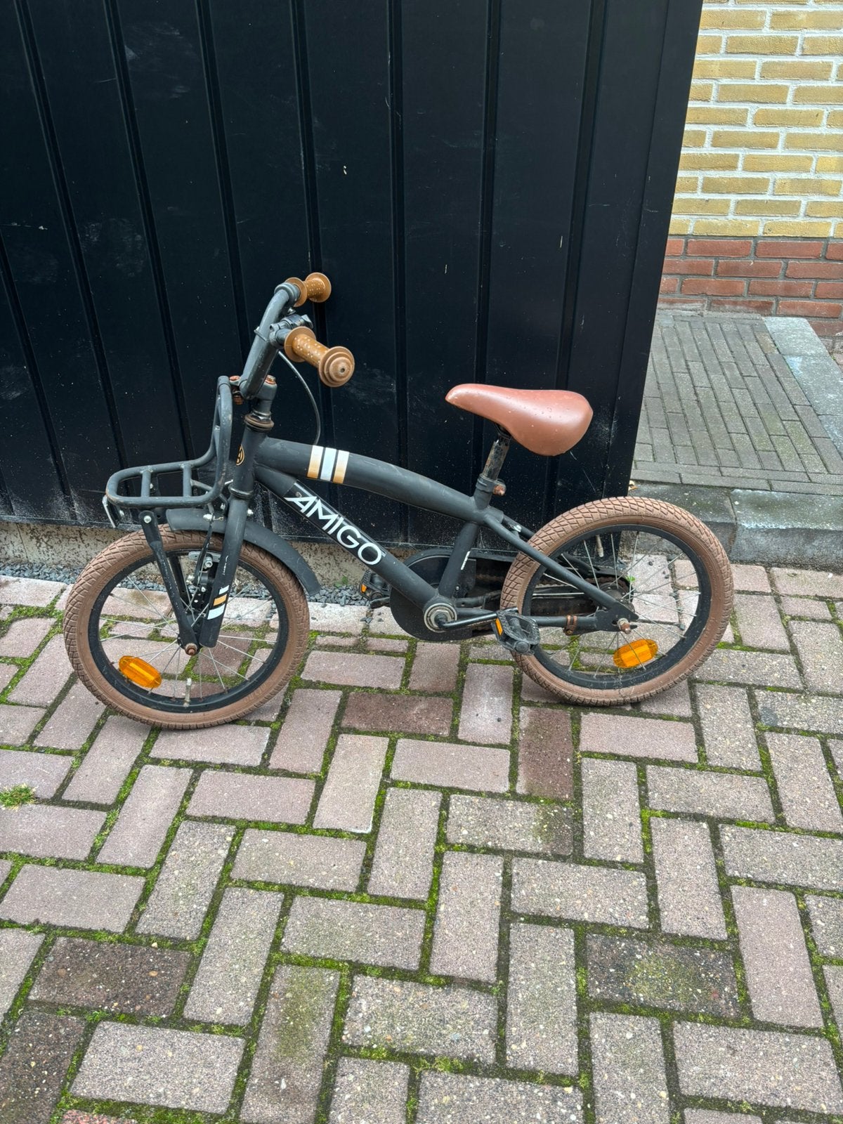 Jongensfiets, Ophalen, Terugtraprem, Zijwieltjes, Gebruikt
