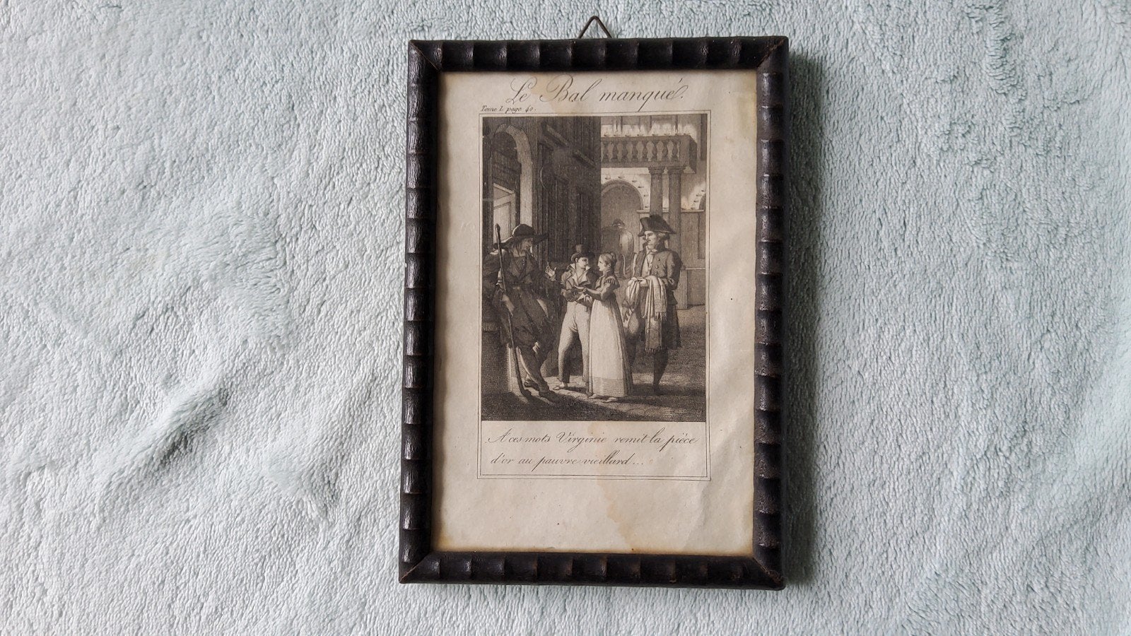 Antiek houten schilderij lijstje., Ophalen of Verzenden