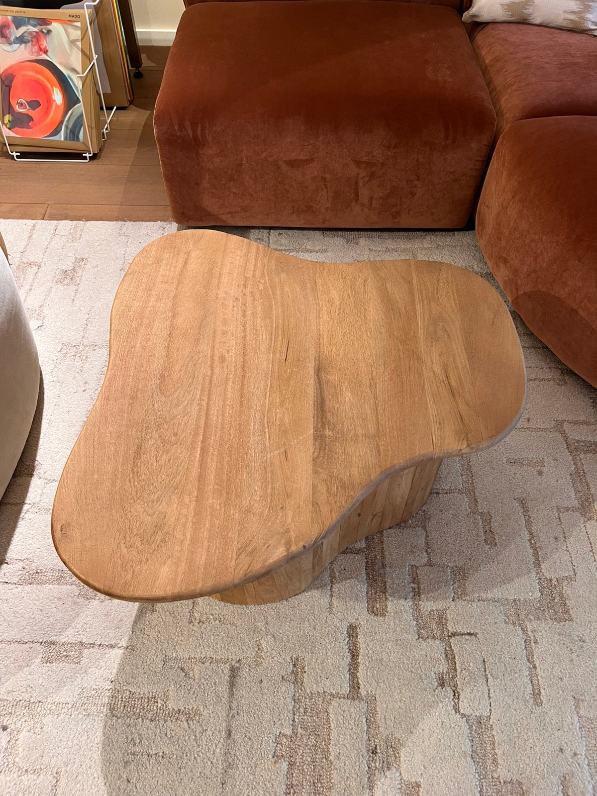 By-Boo Salontafel organisch, Mango hout, Info@by-boo.com, 50 tot 100 cm, By-Boo, Nieuw