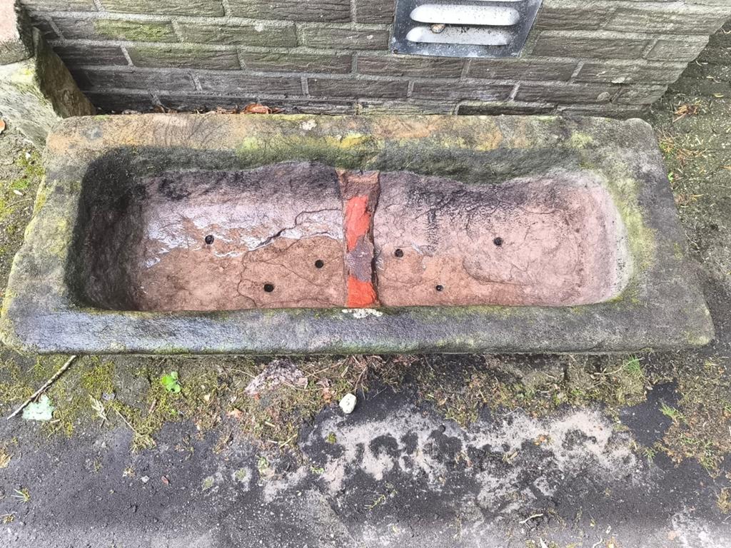 Bentheimer Zandsteen Trog, Ophalen, Steen, Gebruikt, Minder dan 30 cm