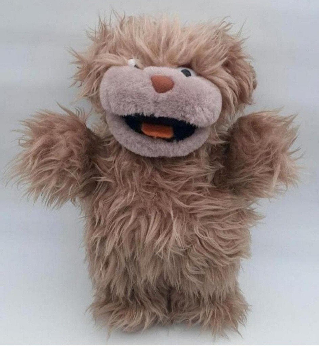 Tommie uit Sesamstraat originele vintage knuffel 1990 35cm, Overige merken, Overige karakters, Overige typen, Ophalen of Verzenden