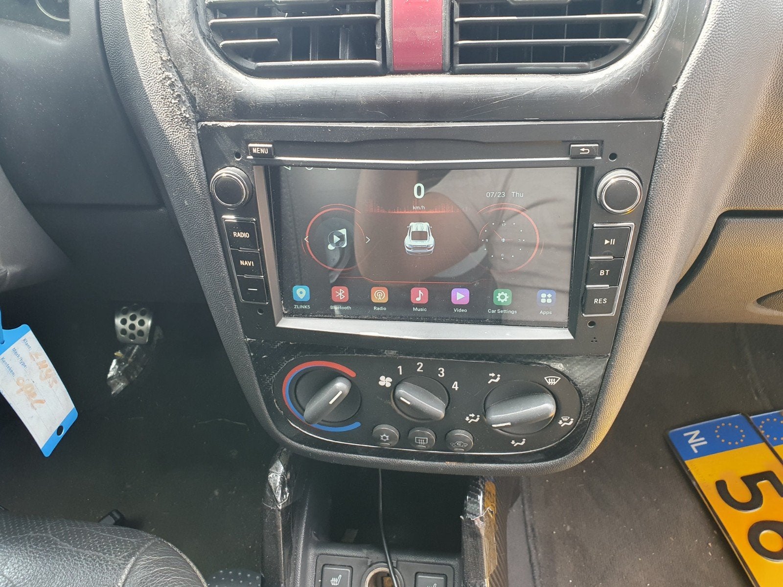 Android 2 din radio scherm, Ophalen of Verzenden