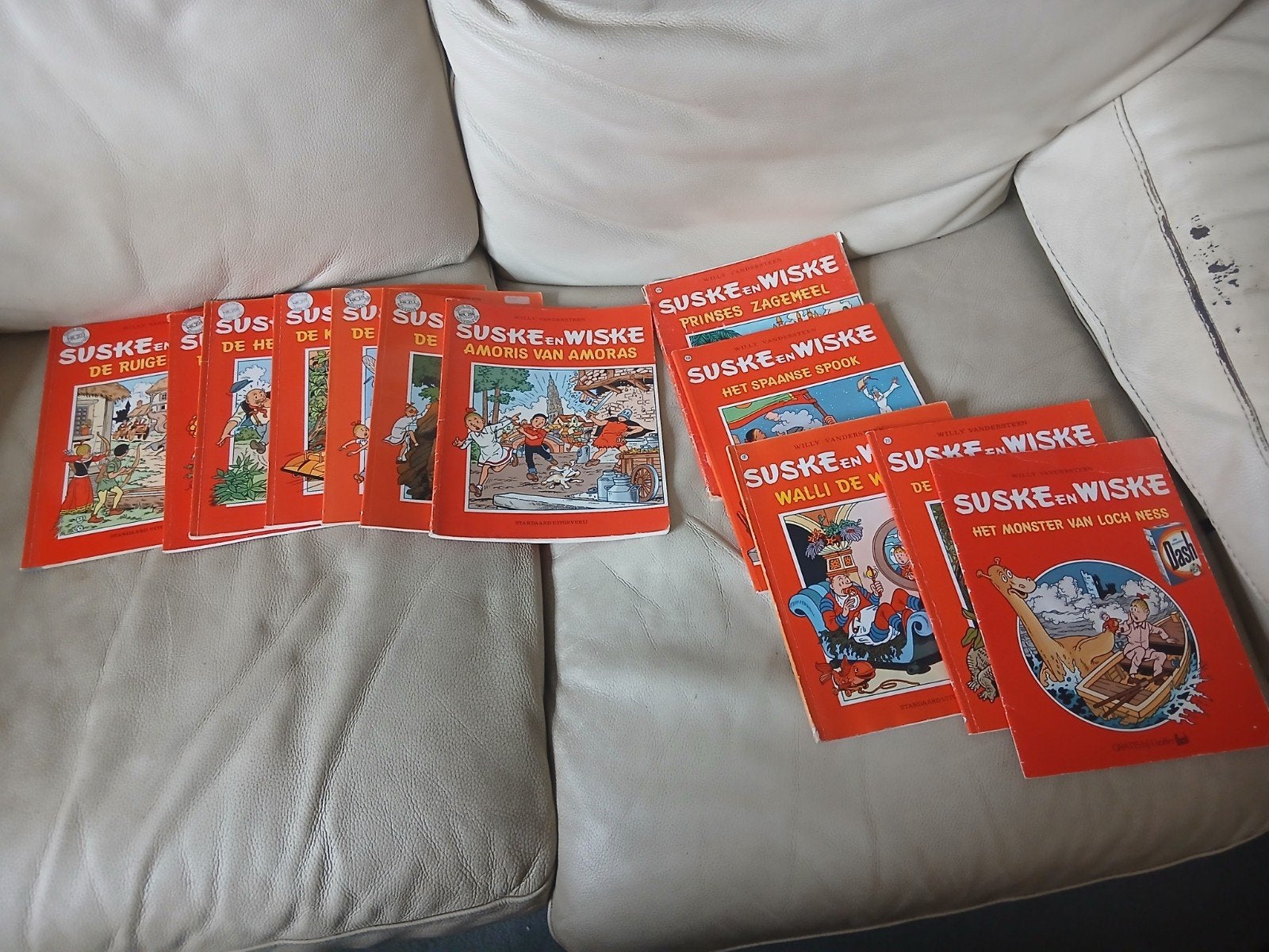 12 stuks Suske en Wiske, Meerdere stripboeken, Ophalen of Verzenden, Gelezen, W. Vandersteen