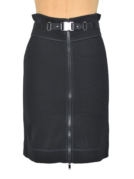 Gucci sexy rok, rokje met rits, gesp, zwart, Mt. 34 / XS, Kleding | Dames, Rokken, Verzenden, Zwart, Knielengte, Maat 34 (XS) of kleiner