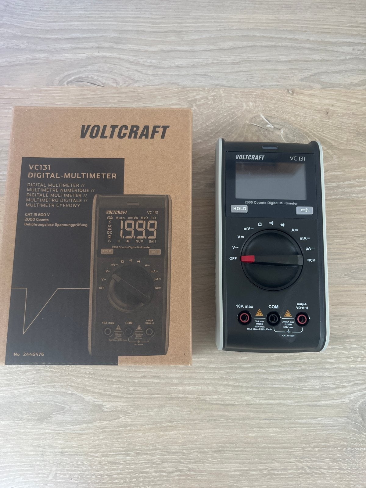 Voltcraft VC131 Digitale Multimeter - Nieuw in doos, Ophalen, Nieuw, Multimeter