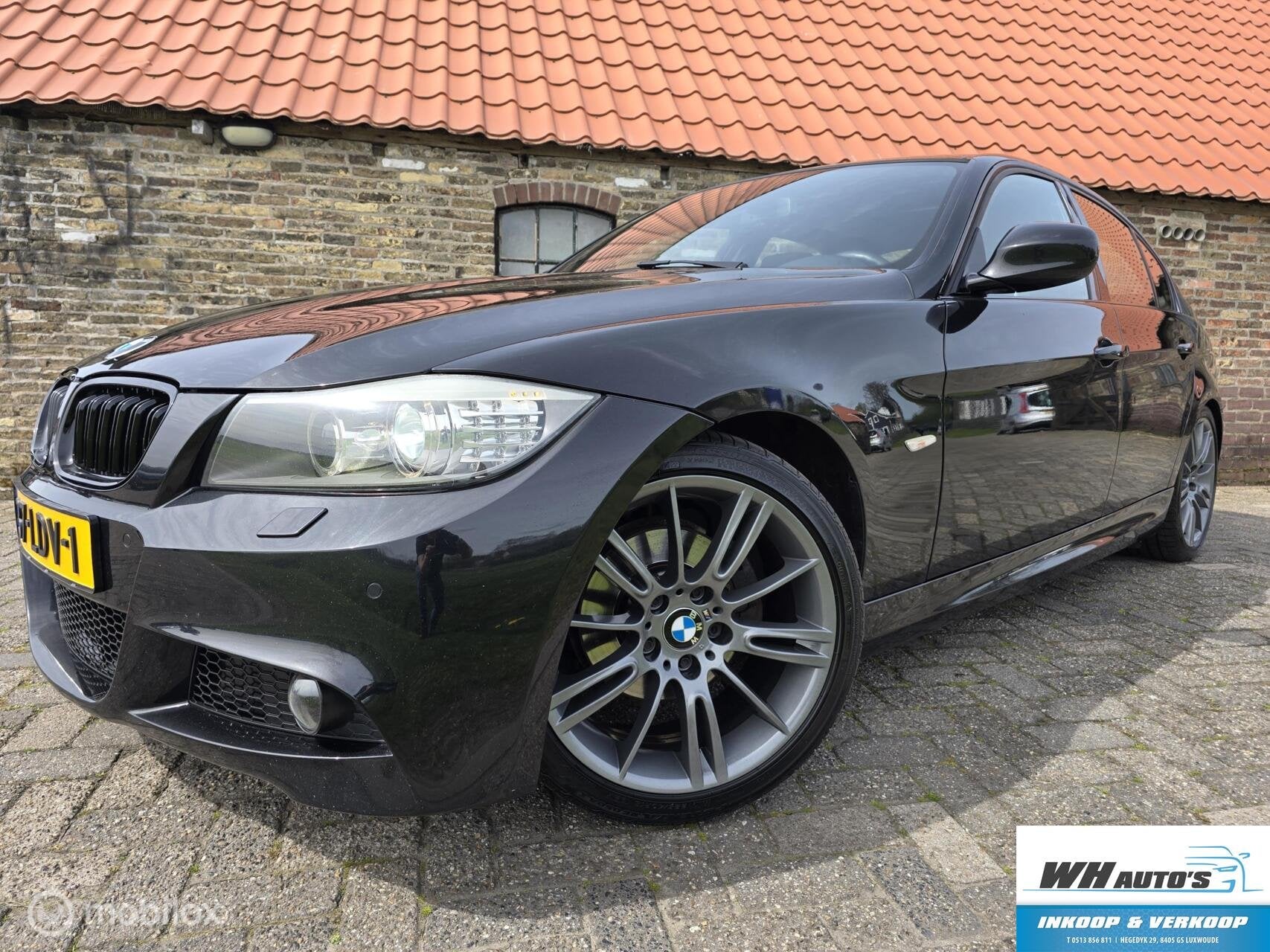 BMW 3-serie 320i Business Line M Sport, Auto's, Achterwielaandrijving, 4 cilinders, Zwart, Origineel Nederlands