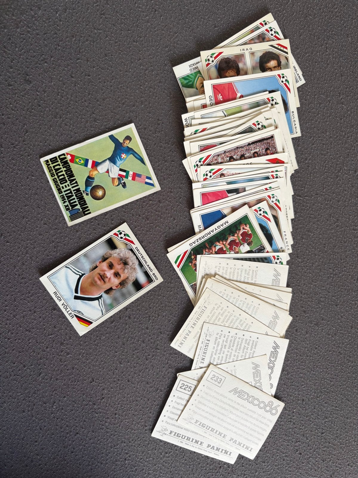 Panini WK86 Voetbalplaatjes - 58 stuks, Verzamelen, Ophalen of Verzenden, Gebruikt, Overige sporten, Poster, Plaatje of Sticker