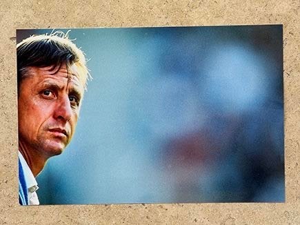 Org kleurenfoto 20x30 cm Johan Cruijff coach FC Barcelona-2, Verzamelen, Verzenden, Nieuw, Ajax, Poster, Plaatje of Sticker
