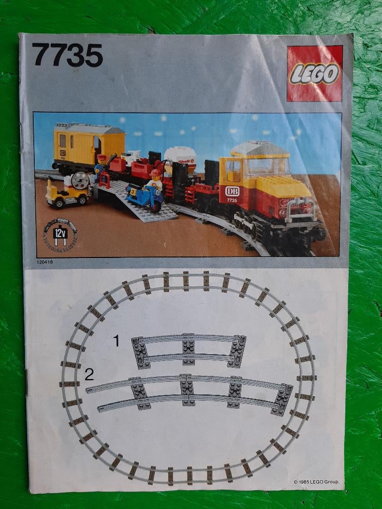 Lego 12V trein 7735, Kinderen en Baby's, Speelgoed | Duplo en Lego, Ophalen of Verzenden, Gebruikt, Complete set, Lego
