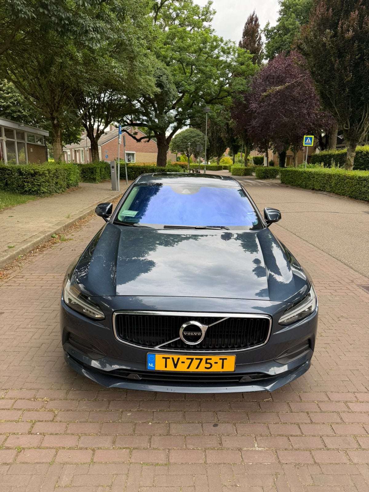Volvo S90 D3 150pk Geartronic 2018 Blauw, Auto's, Volvo, 1800 kg, 4 cilinders, 1969 cc, Blauw