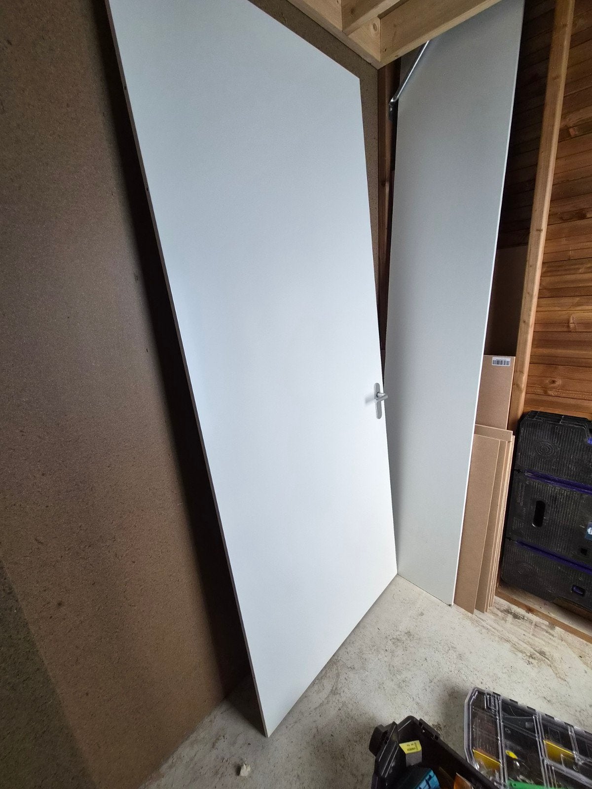 Svedex opdekdeur met beslag 93x231cm - Zo goed als nieuw, Ophalen, 80 tot 100 cm, 215 cm of meer, Binnendeur