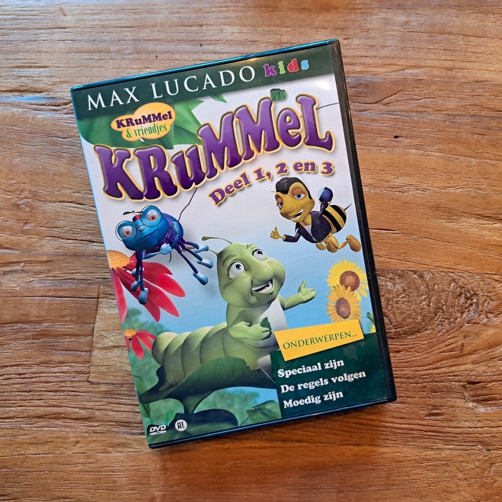 Max Lucado Krummel & vriendjes Deel 1, 2 en 3 | DVD boxset, Inclusief DVD, Zo goed als nieuw, Vanaf 12 jaar, Ophalen of Verzenden