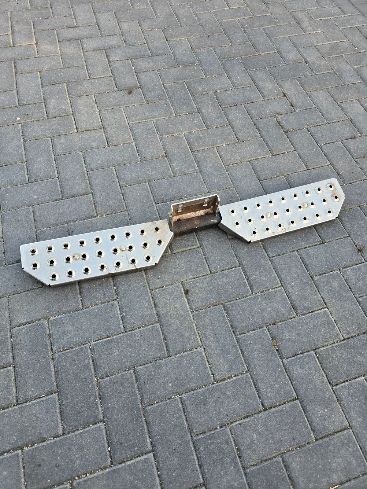 trekhaak opstap, Ophalen, Bumper
