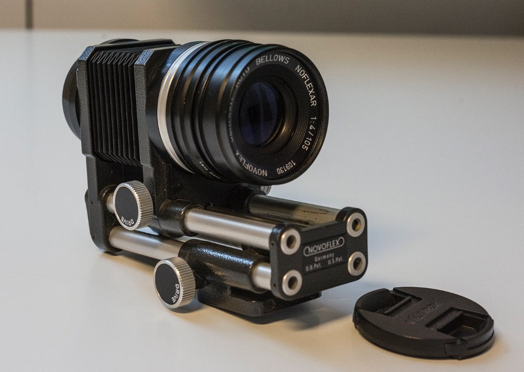Novoflex film /dia kopieer apparaat, Ophalen, Gebruikt, Telelens