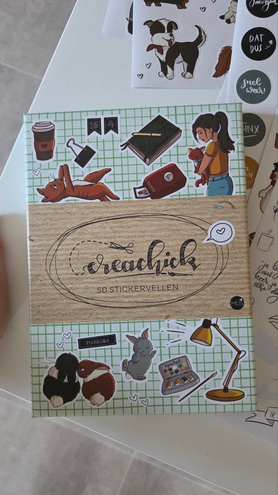 Creachick Sticker Vellen - 50 vellen diverse stickers, Ophalen of Verzenden, Gebruikt, Overige typen