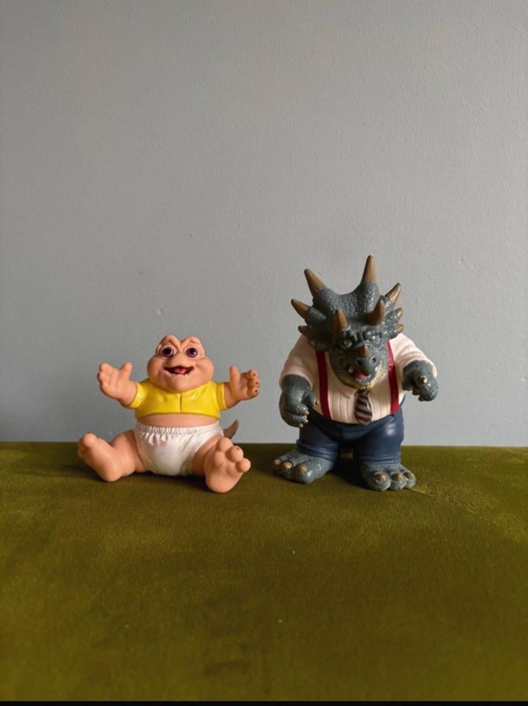 Vintage Dinosaurs  figuren - Baby Sinclair & bp richfield, Ophalen of Verzenden, Gebruikt, Jongen of Meisje
