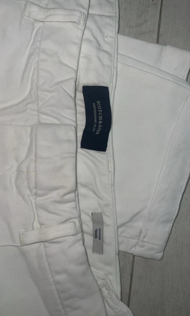 Witte Scotch & Soda broek - Zo goed als nieuw, Kleding | Heren, Broeken en Pantalons, Ophalen of Verzenden, Zo goed als nieuw