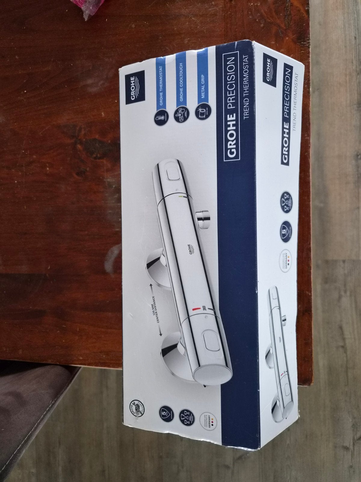 Grohe Precision Trend Thermostaat kraan Chroom, Ophalen, Nieuw, Chroom, Douche
