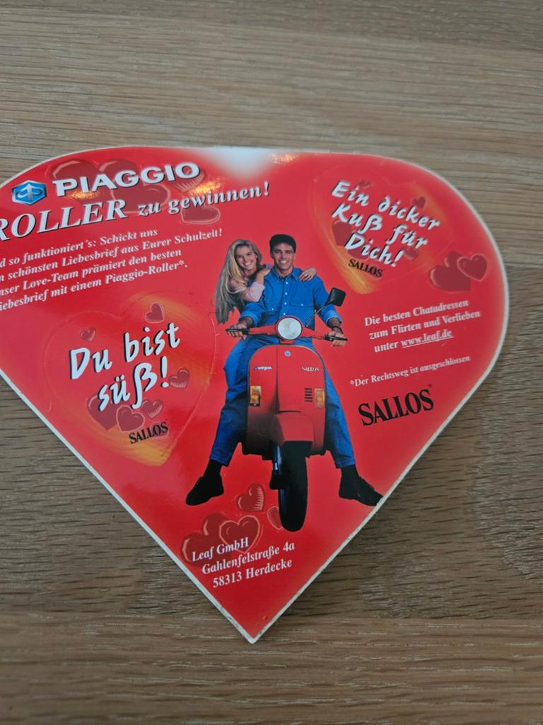 Piaggio Scooter sticker, Ophalen of Verzenden, Zo goed als nieuw