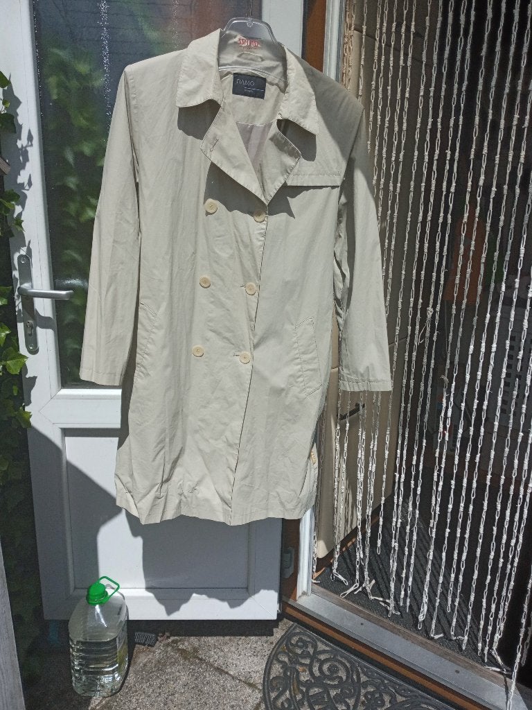 LINNEN JAS, MAAT 44, Kleding | Dames, Ophalen of Verzenden, Zo goed als nieuw, Maat 42/44 (L), Beige