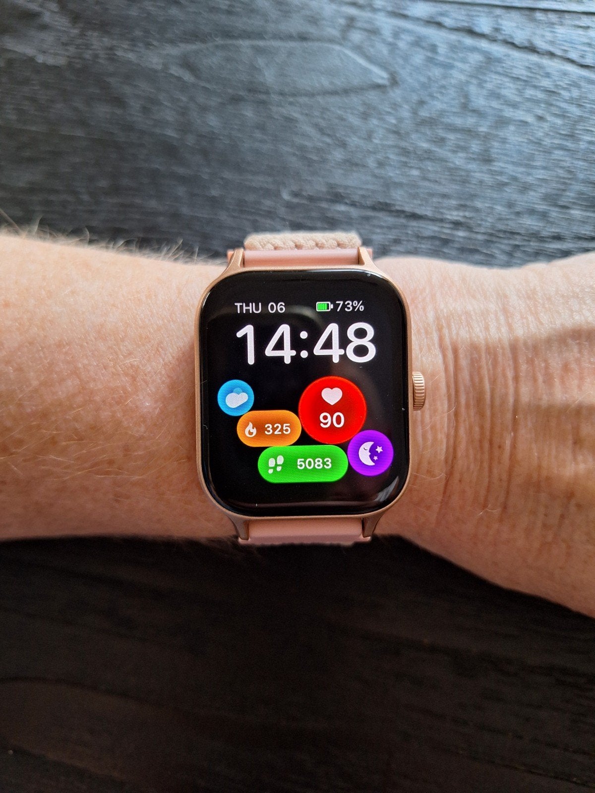 ice watch rose-gold rt3.0, Ophalen, Zo goed als nieuw, Roze, Android