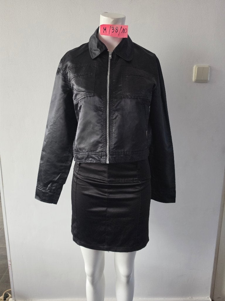 Naturel jas maat M/38, Maat 38/40 (M), Zwart, Naturel, Ophalen of Verzenden