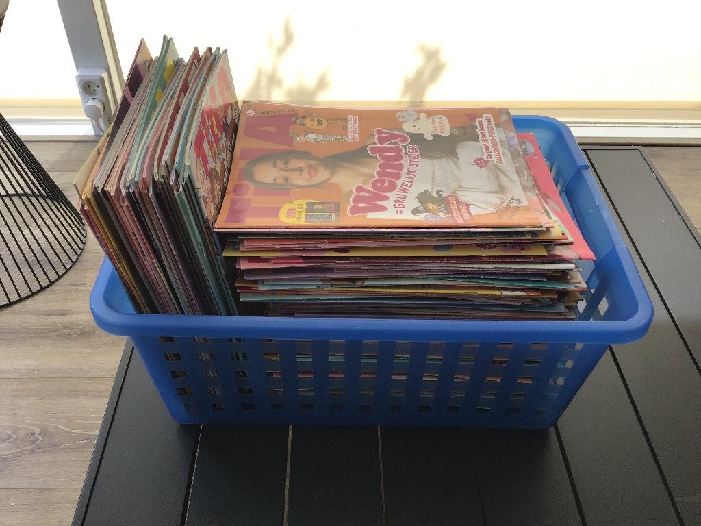 Tijdschriften TINA in mand, Boeken, Tijdschriften en Kranten, Ophalen, Gelezen, Damesbladen