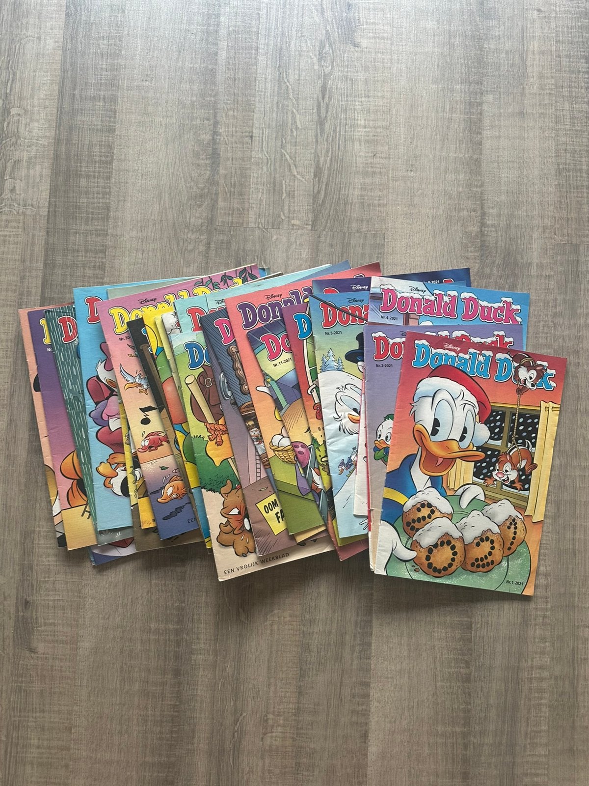 Donald Duck jaargang 2021 NIET compleet, Complete serie of reeks, Ophalen of Verzenden, Gelezen