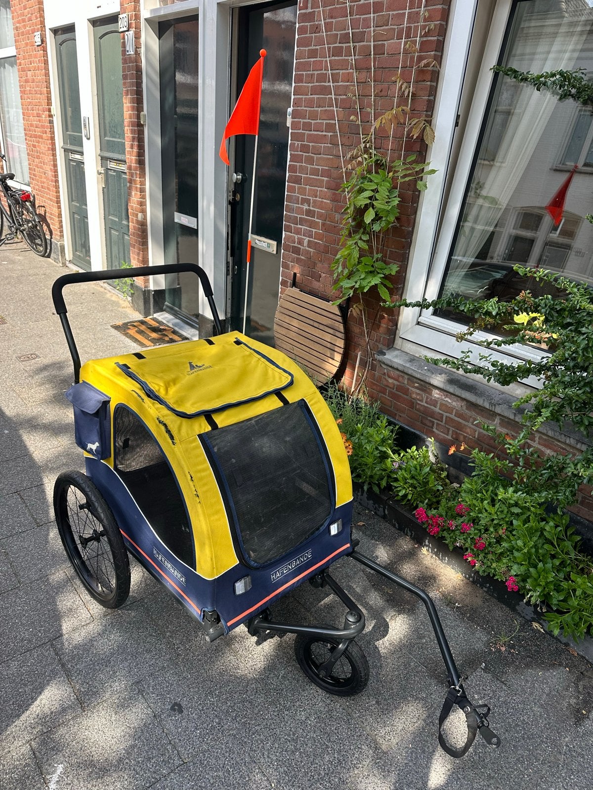 Hafenbande Dog Bike Trailer / Stroller – Good Condition, Overige merken, Ophalen, Gebruikt, Hondenfietskar