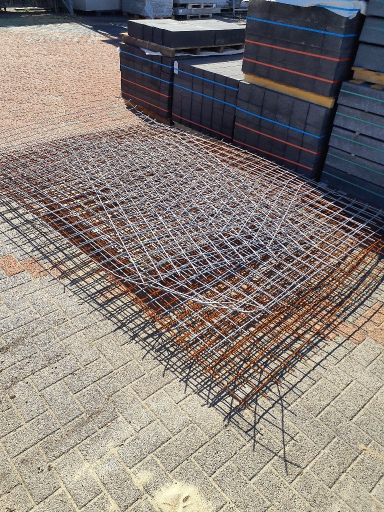 Bouwstaalmatten roest en gegalvaniseerd 300x200 cm, Ophalen