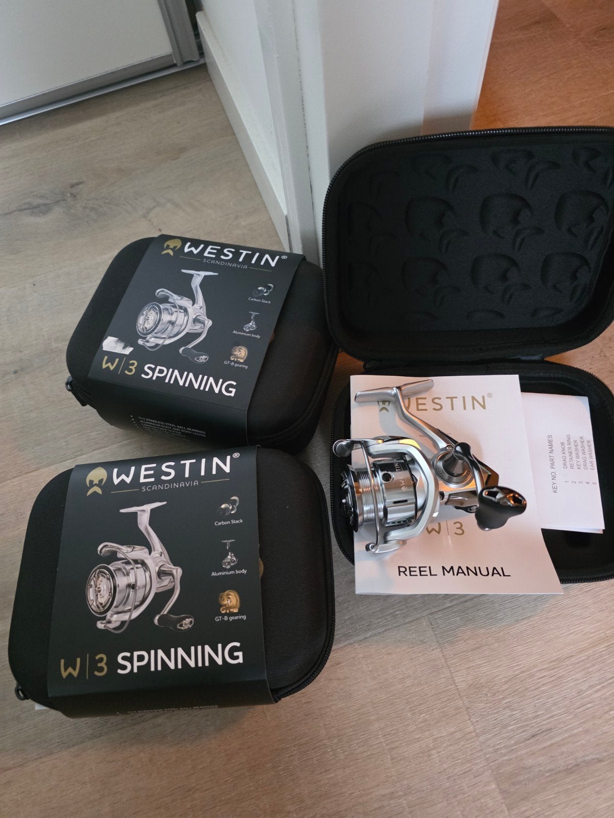 3x Nieuwe Westin W3 Spinning 2000 Serie Molens, Ophalen of Verzenden