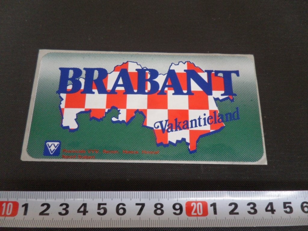 sticker BRABANT Vakantieland VVV, Ophalen, Zo goed als nieuw