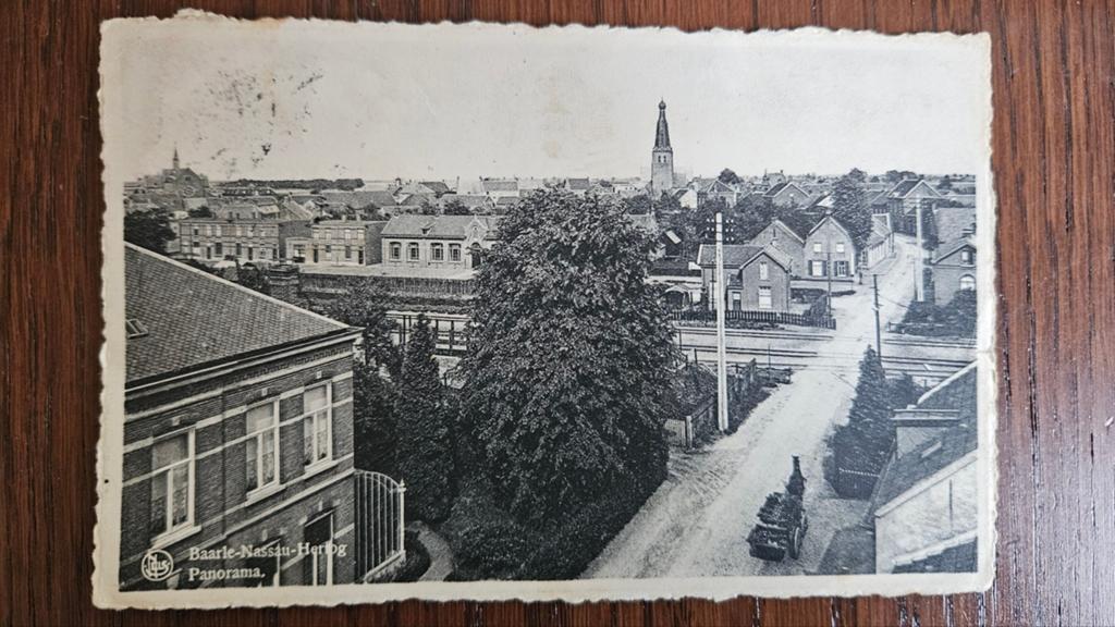 BAARLE NASSAU HERTOG Panorama met spoor, Ophalen of Verzenden, Voor 1940, Zo goed als nieuw, Overige onderwerpen