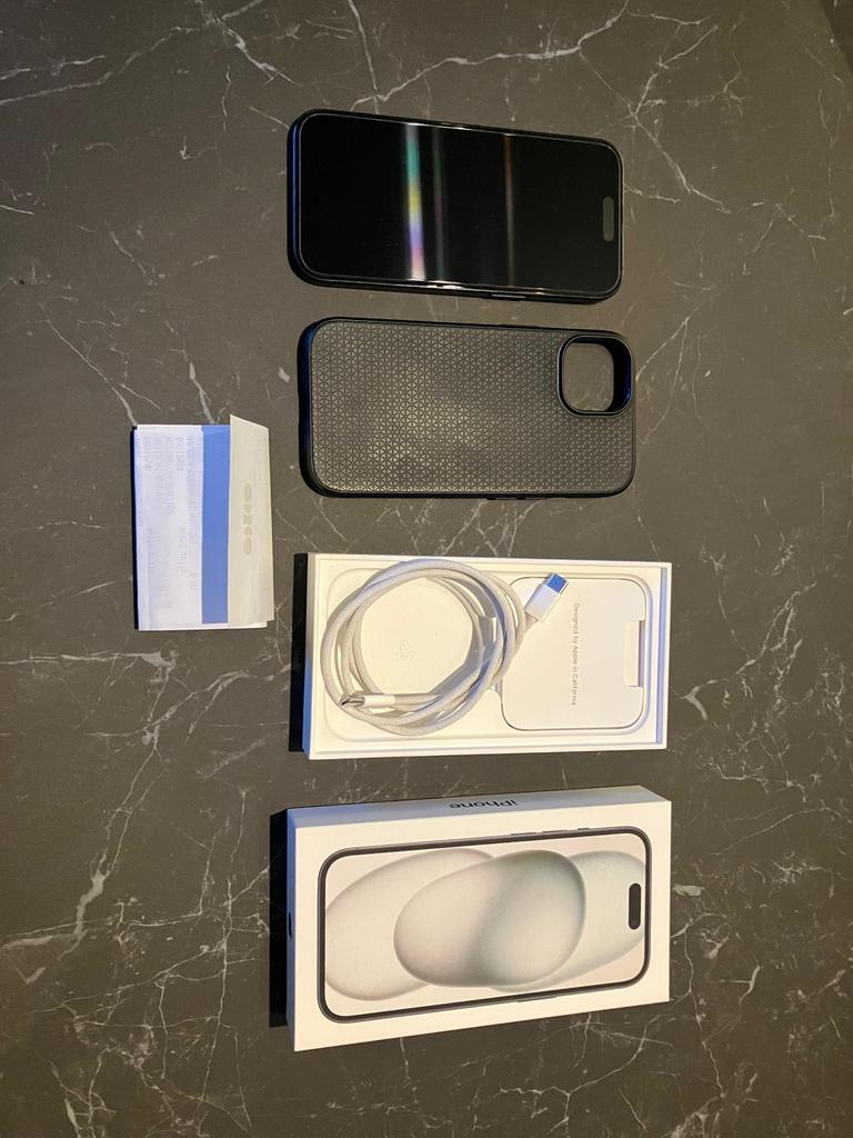 Iphone 15 128GB zwart, Telecommunicatie, Mobiele telefoons | Apple iPhone, Ophalen, IPhone 15, Zwart, 82 %