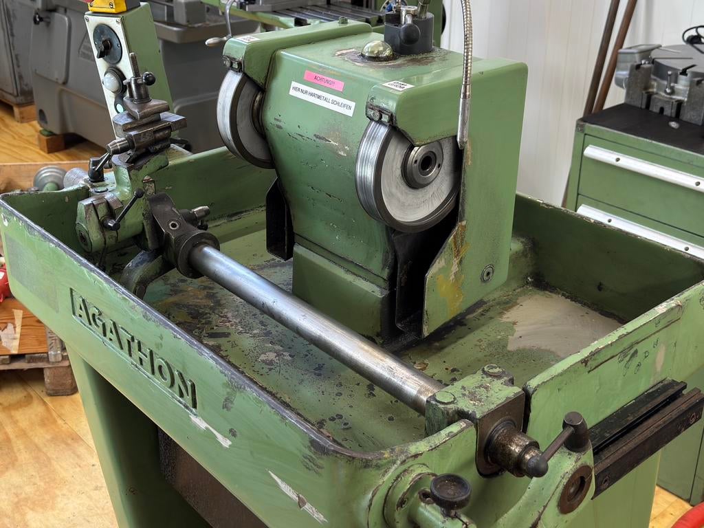 Agathon gereedschapslijper, Doe-het-zelf en Verbouw, Ophalen, Gebruikt, Minder dan 700 watt, Werkbankslijpmachine