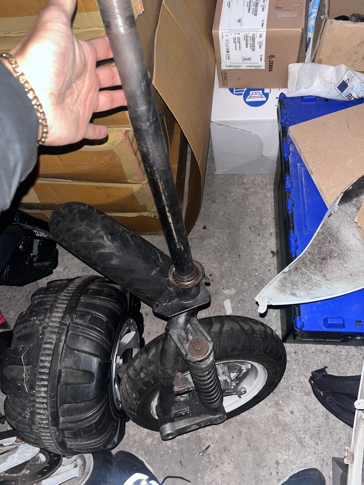 SKR voorvork, Ophalen, Overige typen, Piaggio