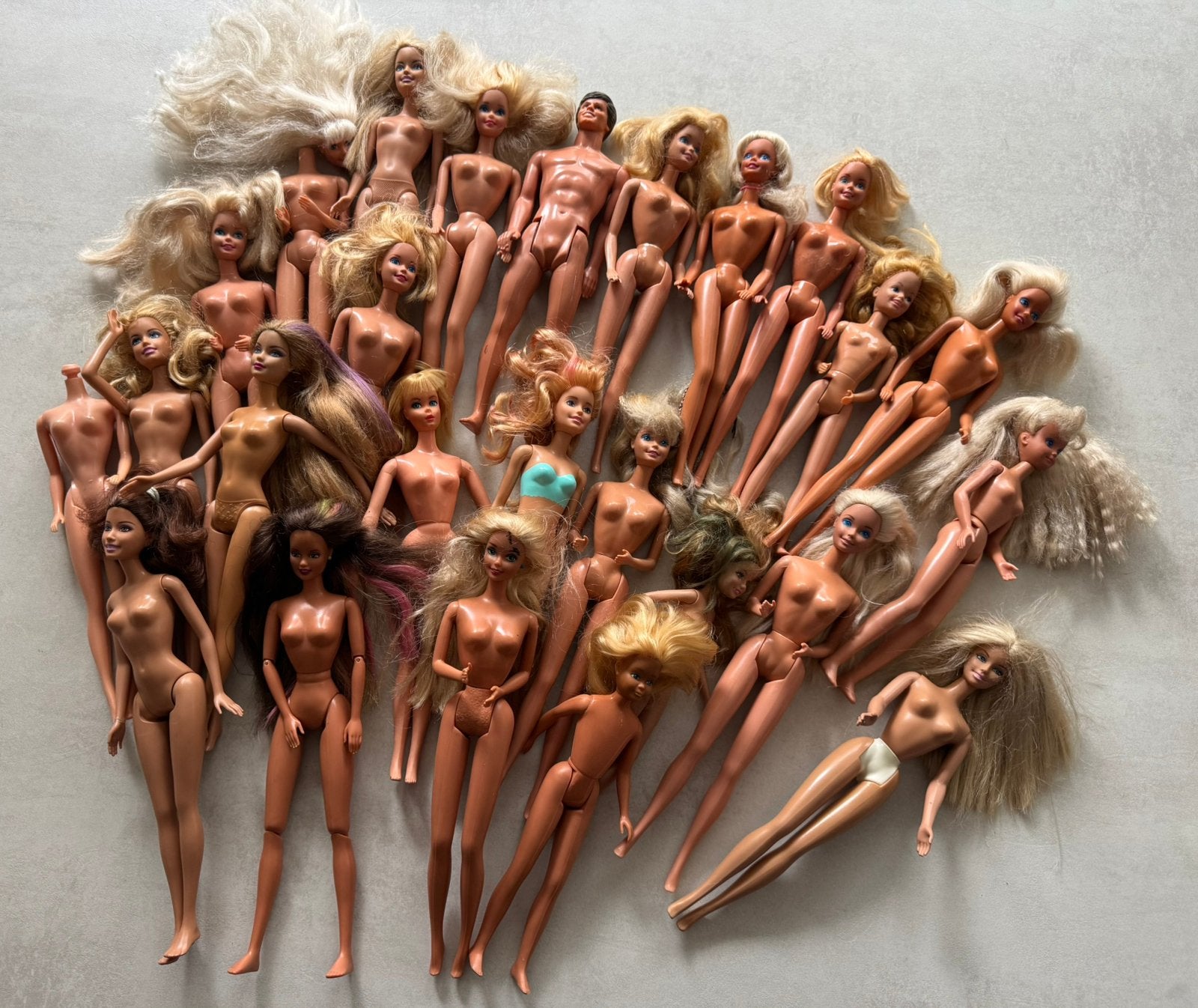 Barbie opknappers mega set voor OOAK of onderdelen, Verzamelen, Ophalen of Verzenden, Gebruikt, Fashion Doll