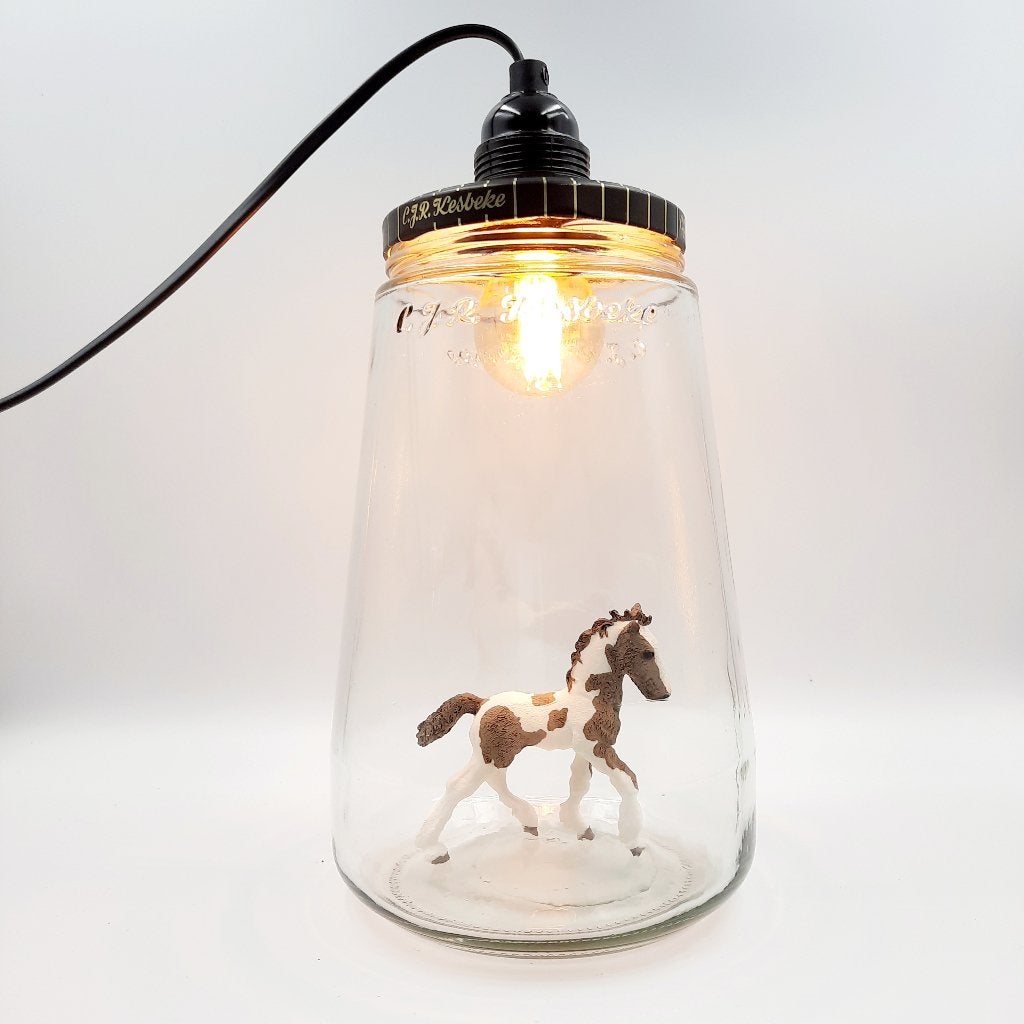 Kesbekelamp Schleich Pony | Schleich Paard | Glazen hanglamp, Ophalen of Verzenden, Nieuw, Lamp