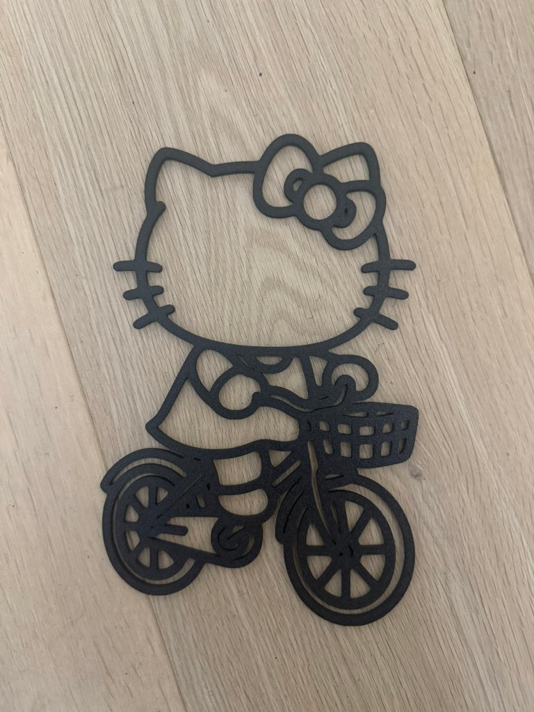 Hello Kitty, Huis en Inrichting, Verzenden, Zwart, Kunststof, Nieuw