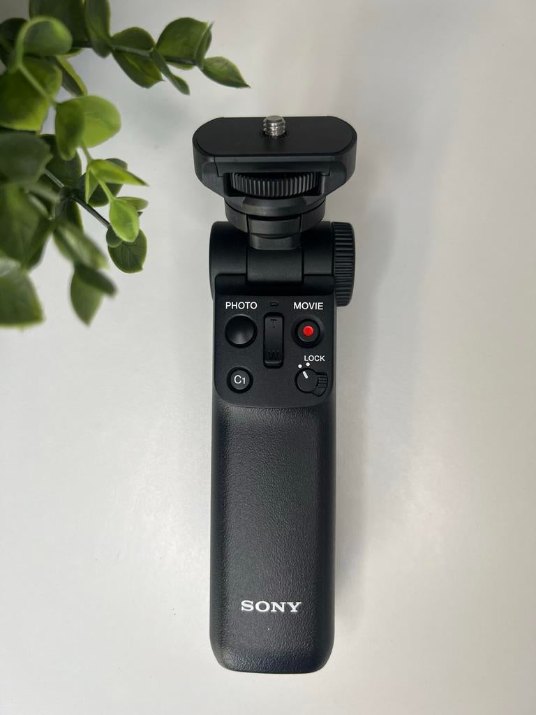 SONY GP-VPT2BT Bluetooth Vlogging Grip Statief, Ophalen of Verzenden, Zo goed als nieuw, Ministatief, Met balhoofd