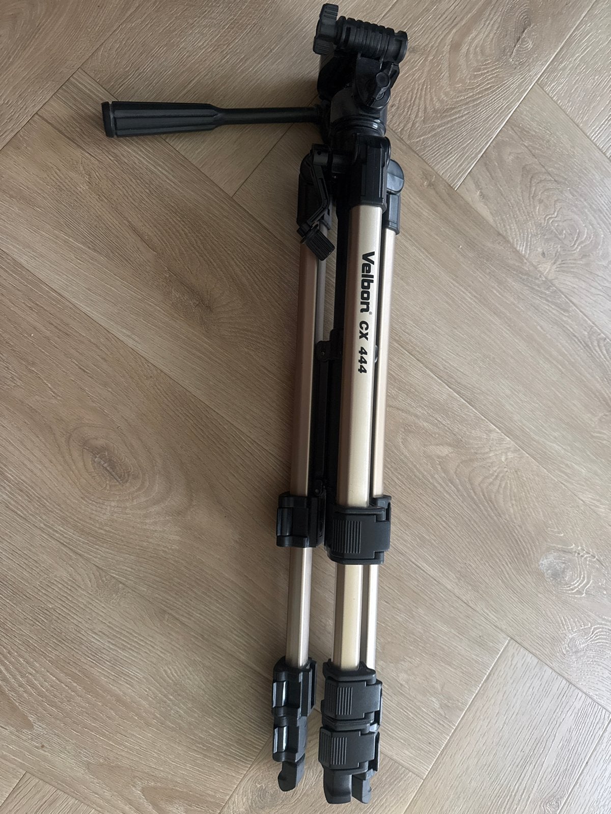 Velbon CX 444 Statief - Compact en Stevig, Ophalen, Gebruikt, Velbon, Middenzuil