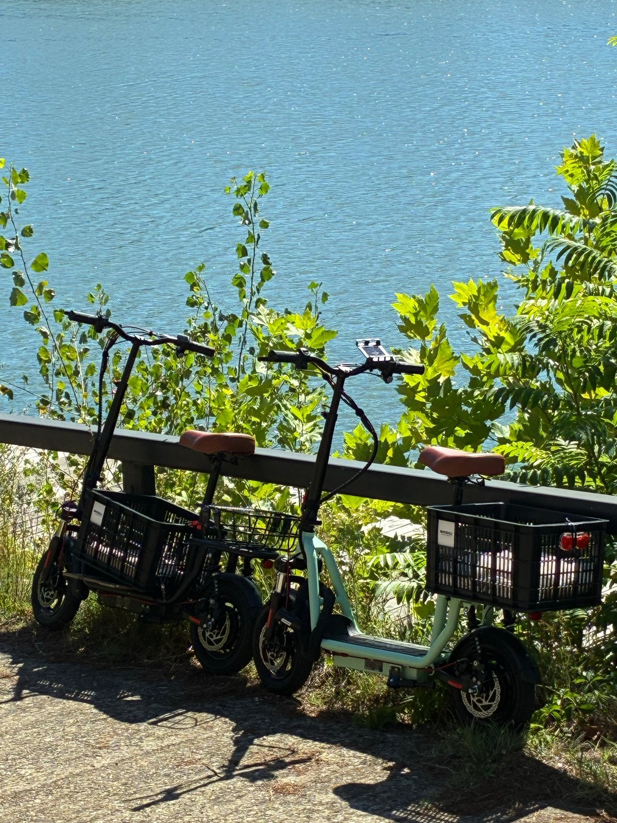 1  elektrische step met mandje - I12 scooter, Ophalen, Zo goed als nieuw, Elektrische step (E-scooter)