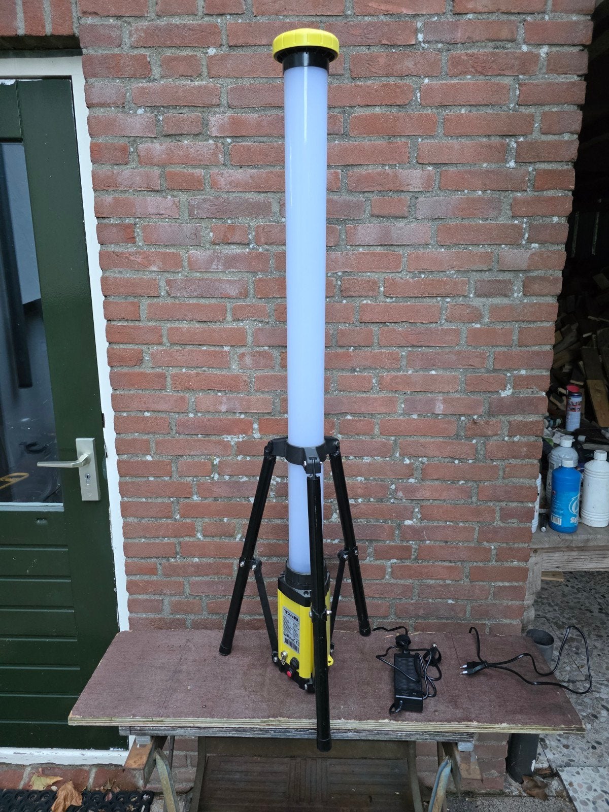TAB Werklamp met statief - 36W, 3600Lm, 6400K pilaarlamp, Minder dan 50 watt, Met statief, Ophalen of Verzenden, Zo goed als nieuw